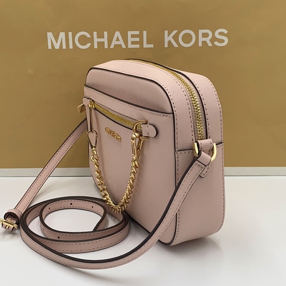 MICHAEL KORS LARGE EW ZP CHAIN XBODY POWDER BLUSH - Picture 4 of 16